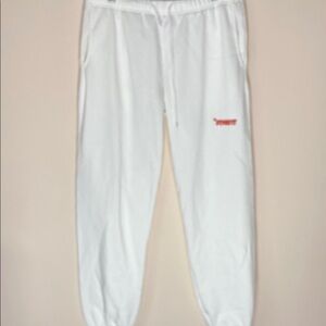 Starfit white logo sweatpants L
